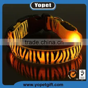 High Quality Wholesale Customized Christmas Flashing Led Dog Collar,led Nylon Pet Dog Collars thumbnail-3