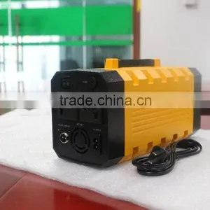 All in One Solar Portable Inventer With Solar Panel and 4pcs Superbright 3W Led Light thumbnail-2