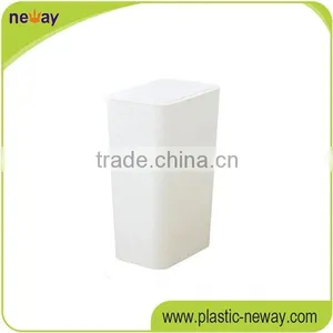 Household Colorful Unique Plastic Trash Can thumbnail-1