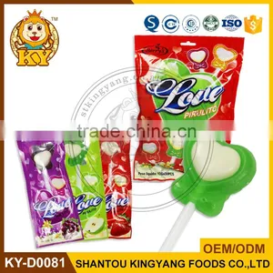 Valentine Love Heart Shape Candy Lollipop thumbnail-1