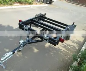 4x8 Black Folding Trailer /utility Trailer thumbnail-2