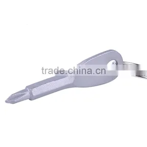 Stainless Steel Mini Slotted Phillips Screwdriver Keychain thumbnail-4