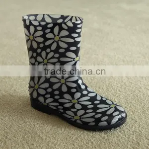 Kids Winter Warm Lining PVC Rain Boots thumbnail-4