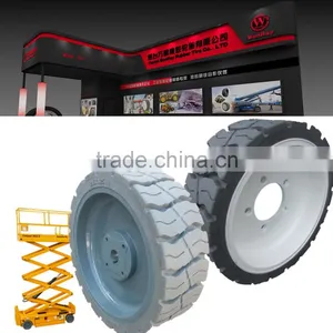 EL8-S NON MARKING RUBBER TYRES 12.5X4.25 FOR SCISSOR LIFTS thumbnail-1