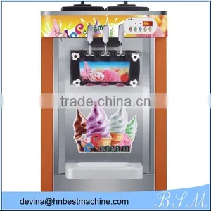 Air Cooling Type Two Flavour + One Mix Flavour Soft Ice Cream Machine thumbnail-1