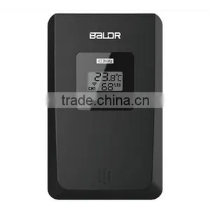 Baldr Home LCD Weather Station Touch Button In/outdoor Temperature Humidity Wireless Sensor Hygrometer Clock Digital Thermometer thumbnail-5