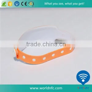 PVC Disposable Paper NFC Wristbands thumbnail-2