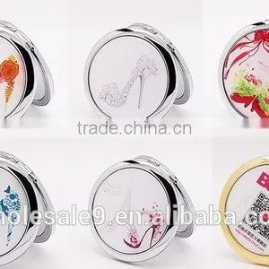Metal Folding Crystal Cosmetic Mirror thumbnail-6