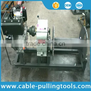 Diesel Wire Rope Winch for Hoisting Cargo or Cable Pulling thumbnail-3