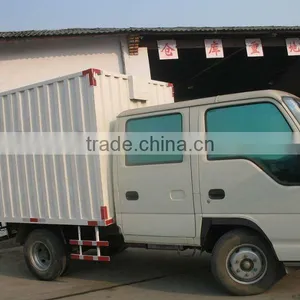 JAC Double Cabin Cargo Box Truck thumbnail-1
