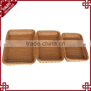 Hand Crafts Plastic Produce Basket for Fruit Decoration and Storage thumbnail-3