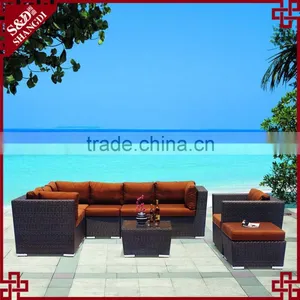 Garden Furniture PE Rattan Waterproof Sofa Set thumbnail-1