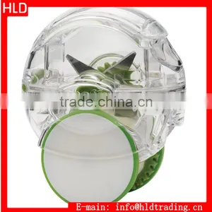 Factory Wholesale Wheel Stainless Steel Blade Chef Rolling Garlic Chopper thumbnail-1