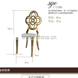 Stainless Steel Hotel Banquet Chair for Wedding Used thumbnail-6
