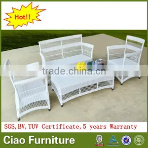 Modern White Sectional Rattan Furniture Outdoor Rattan Furniture thumbnail-1