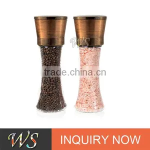WS-SH30S Copper Plating Salt And Pepper Grinder Set With Adjust Creamic Core thumbnail-2