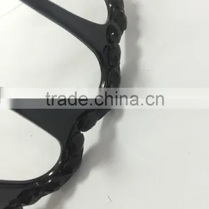 Wholesale New Design Crystal Rhinestone Plastic Girls Hair Bands With Teeth thumbnail-3