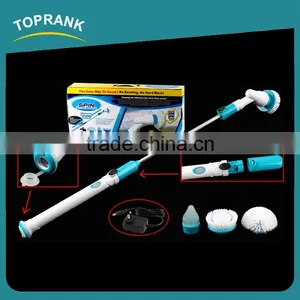 Toprank New Hot Selling Turbo Scrub 360 Cordless Tile Scrubber Cleaning Brush Electric Spin Scrubber Brush With Cleaning Kit thumbnail-1