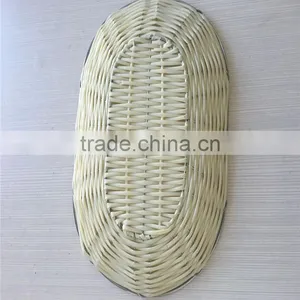 Hot Sale Handmade Plastic Rattan Bread Basket thumbnail-4
