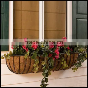Iron Window Box With Coco Liner LMW-2019 thumbnail-1