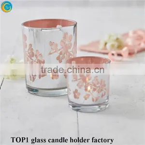 Crystal Candelabra 5 Candle Unique Crystal Glass Clear Candlestick thumbnail-1