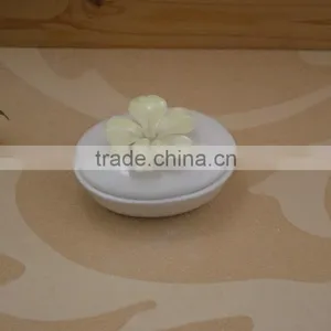 Wholesale Small Porcelain Jewel Box With Flower Shape Design thumbnail-4