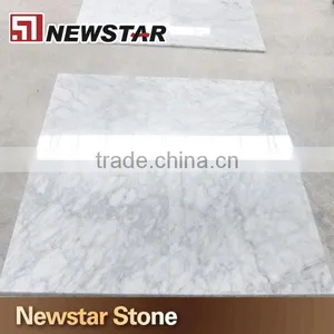 Newstar Standard Size Bianco Carrara White Marble Flooring Stone Tile thumbnail-2