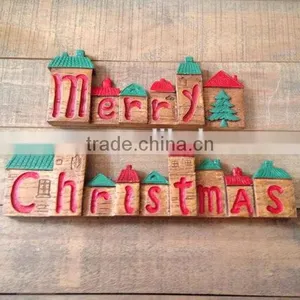 Merry Christmas Sign, Vintage Christmas Decor, Christmas Houses thumbnail-3