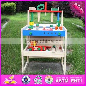 2016 New Design Baby Wooden Tool Toy Set, Wholesale Kids Wooden Tool Toy Set, Educational Children Wooden Tool Toy Set W03D069 thumbnail-1