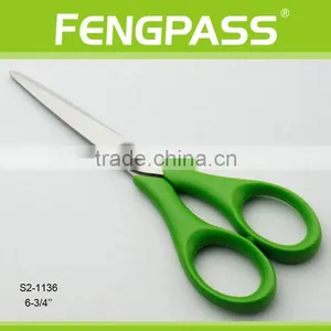 S2-1136 6-3/4" 2CR13 Stainless Steel ABS Plastic Handle Office Scissors / Stationery Scissors thumbnail-1