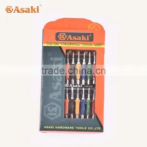 AK-9070 High Precision 14pcs Cell Phone Repair Screwdriver Set thumbnail-2