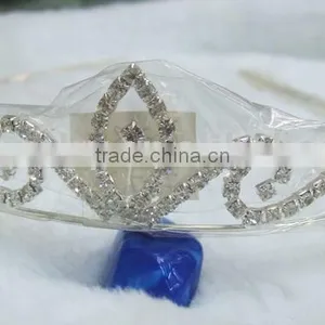 H1022-036 New Design Fashion Pageant Tiaras Bridal Hair Piece thumbnail-1