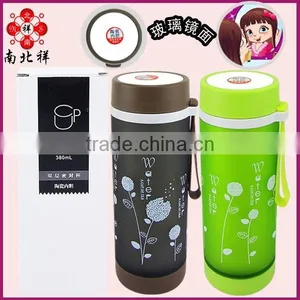 Double Wall Vacuum Ceramic Water Bottle With Mirror Lid thumbnail-1