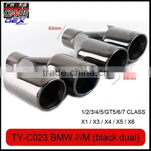 Auto Tuning Ss304 Exhaust Tips Laser M Polish for Bmw thumbnail-5