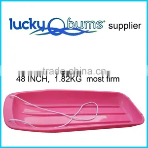 Mei Red Sled Surprise Gifts/ Kids Snow Sled Boat Sledge Glider Toboggan Sliding / Outdoor Sport Hand Pull on the Rope thumbnail-1