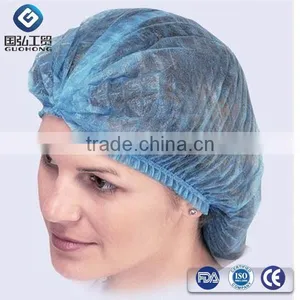 Colorful 20'' 21'' PP Non Woven Round Mop Mob Bouffant Disposable Cap thumbnail-1