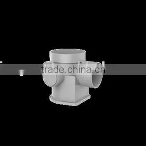Factory Price Manufacturer Good Quality PVC Fitting UPVC Rubber Joint Plastic Fitting for Drainage GB Floor Drain thumbnail-1