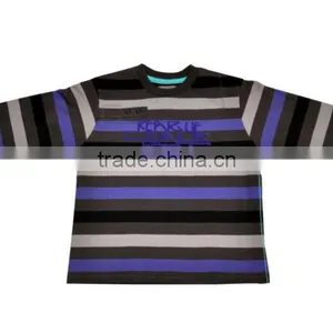 Organic Cotton Kids Yarn Dyed Stripes T Shirt thumbnail-1