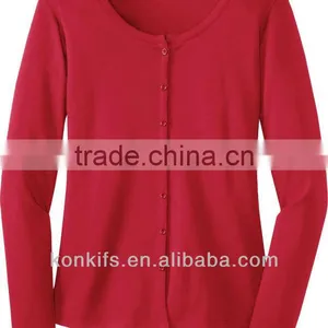 Ladies Casual Blank Woollen Sweater thumbnail-1