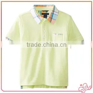 Summer Short Sleeves Plain Boy Cotton T-shirts Wholesale thumbnail-3