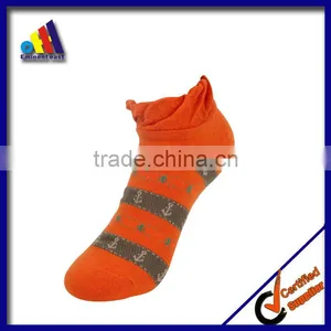 2014 High Quality Comfortable Jacquard Weave Cotton Women Ankle Socks thumbnail-1