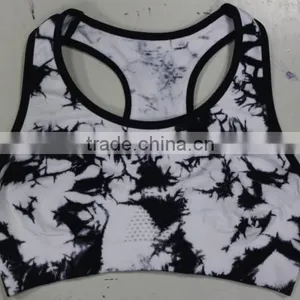 Young Girl's Tie Dye Yoga Sports Seamless Bra thumbnail-1