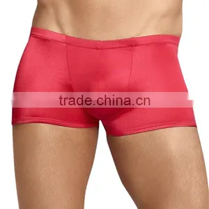 Promotion Cheap Fashion Men Plain Shorts Silk Boxer Shorts thumbnail-1