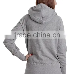Customize Grey Hoodie Sweatshirt Fabric 80% Cotton 20% Polyester thumbnail-2