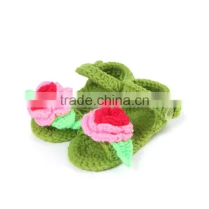 Fashion Summer Design Knitting Shoes Free Crochet for Baby thumbnail-3