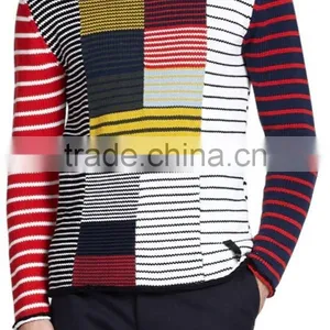Men's Latest Colorful Design Cotton Sweater thumbnail-1
