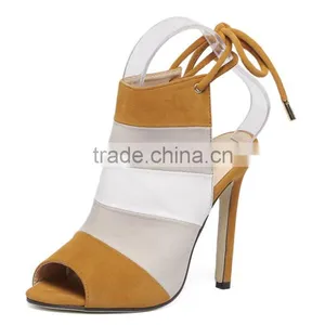 Zm50323b Europe Lady Sexy Stiletto Heel Shoes Colours Women Sandals thumbnail-5