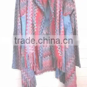 China Lady Sweater Poncho thumbnail-3