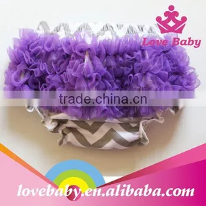 New Arrival Baby Stripe Cotton Bloomer Ruffle Kids Underwear thumbnail-1