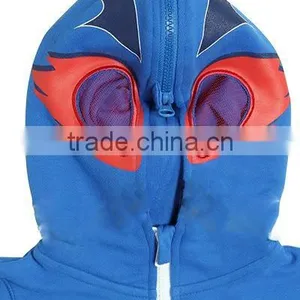 2017 Fancy Wholesale Plain Zip Hoodies Cotton With Hood for Boys thumbnail-3